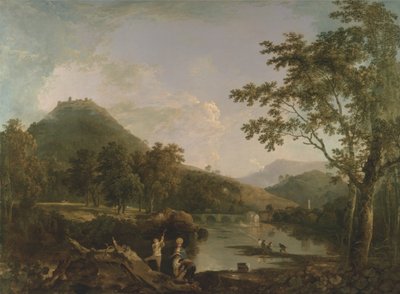 Dinas Bran from Llangollen by Richard Wilson